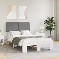 Lova Lovo rėmas su apmuštu galvūgaliu Šviesiai pilka 120 x 200 cm
