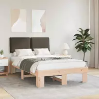 Lova Lovo rėmas su apmuštu galvūgaliu Taupe 120 x 200 cm