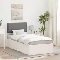 Lova Lovo rėmas su apmuštu galvūgaliu Šviesiai pilka 75 x 190 cm