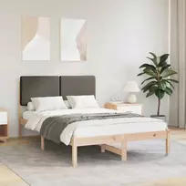 Lova Lovo rėmas su apmuštu galvūgaliu Taupe 120 x 200 cm