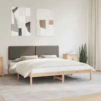 Lova Lovo rėmas su apmuštu galvūgaliu Taupe 180 x 200 cm