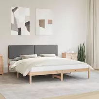 Lova Lovo rėmas su apmuštu galvūgaliu Tamsiai pilka 180 x 200 cm