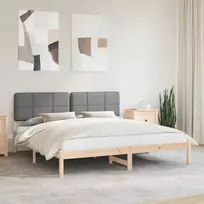 Lova Lovo rėmas su apmuštu galvūgaliu Šviesiai pilka 180 x 200 cm