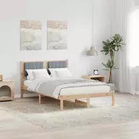 Lova Lovo rėmas su apmuštu galvūgaliu Šviesiai pilka 120 x 200 cm
