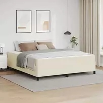 Lova Lovos rėmas su čiužiniu Kreminė 180 x 200 cm audinys