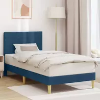 Lova Lovos rėmas su galvūgalio Mėlyna 90 x 200 cm Audinys