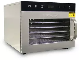 Vaisių džiovyklė Wartmann® WM-2206 DH nerūdijančio plieno, 6 padėklai + Dovana