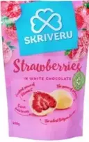 Skriveru Saldumi SKRĪVERU Zemenes piena šokolādē 100g