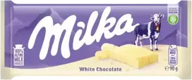 MILKA Baltā šokolāde 90 g