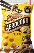 Aerocorn kukurūzas un auzu uzkoda ar siera garšu 100g