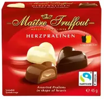 Pralinē konfekšu kārba MAITRE TRUFFOUT, 45g