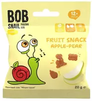 Ābolu un bumbieru uzkoda BOB SNAIL, 20g