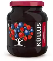 Braškių-mėlynių uogienė KULLUS, 400g