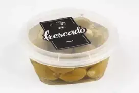 Zaļās olīvas FRESCADO, pildītas ar fetas sieru, 250 g