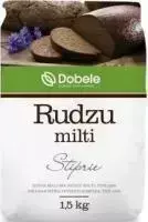 Dobeles Dzirnavnieks Rudzu milti Stiprie DOBELE, 1.5kg