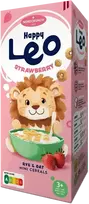 Happy Leo rudzu un auzu pārslas ar zemenēm, 150g