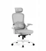 Ergonominė biuro kėdė DIABLO V-Light balta/pilka