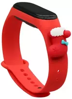 Fusion Accessories Fusion Xmas Sock for Xiaomi Mi Band 3 | 4 red
