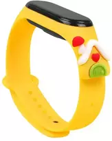 Fusion Accessories Fusion Xmas House for Xiaomi Mi Band 5 | Mi Band 6 yellow