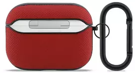 Dėklas Lacoste Petit Pique Croc Logo Patch Case for AirPods Pro 3 Raudona