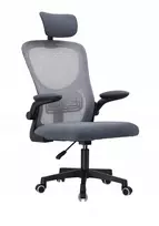 Ergonominė biuro kėdė BATI pilka-juoda
