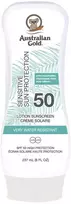Australian Gold SENSITIVE SUN PROTECTION SPF50 water resistant lotion 237 ml