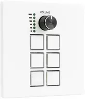 Valdymo Klaviatūra - Lindy Control klaviatūra 32306, Programuojamas su Lindy Pro Control, PoE, RS232/RS485/IR Išėjimai, Balta