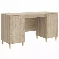 Stalas Sonoma ąžuolas Apdirbta mediena 142,5 x 50 x 75 cm