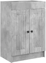 Vonios spintelė po kriaukle Betono pilka 78,5 x 37,5 x 81 cm