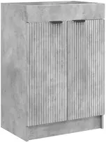 Vonios spintelė po kriaukle Betono pilka 56 x 37,5 x 81 cm