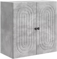 Prie sienos montuojama spinta Betono pilka 59 x 31 x 60 cm