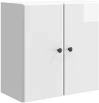 Prie sienos montuojama spinta Itin blizgi balta 59 x 31 x 60 cm