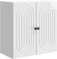 Prie sienos montuojama spinta Itin blizgi balta 59 x 31 x 60 cm