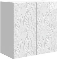 Prie sienos montuojama spinta Itin blizgi balta 59 x 31 x 60 cm