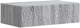 Sieninis šoninis staliukas Pilka Sonoma 59 x 34,5 x 17 cm