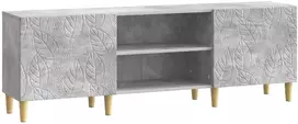 TV staliukas Televizoriaus spintelė 150 x 31 x 50 cm Betono pilka