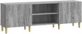 TV staliukas Televizoriaus spintelė 150 x 31 x 50 cm Pilka Sonoma