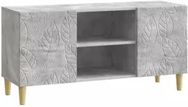 TV staliukas Televizoriaus spintelė 102 x 34,5 x 50 cm Betono pilka