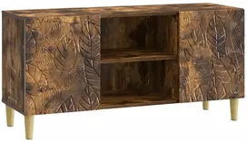 TV staliukas Televizoriaus spintelė 102 x 34,5 x 50 cm Dūminio ąžuolo