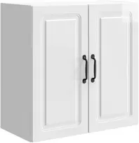 Prie sienos montuojama spinta Itin blizgi balta 59 x 31 x 60 cm
