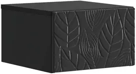 Sieninis naktinis staliukas Juoda 49 x 34,5 x 20 cm