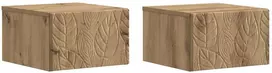 Sieninis naktinis staliukas 2 pcs Artisano ąžuolo