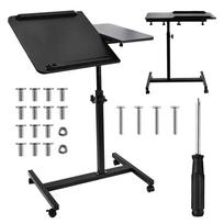 Maclean mobile desk/laptop stand, black, height, TBLMCLMC_121_B