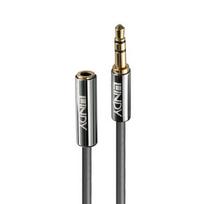 Audio Laidas - Cromo Line 1m 3.5mm M/F Pratęsimas, Žalvariniai Jungtys
