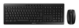 Cherry STREAM Wireless Mouse and Keyboard Combo, Black