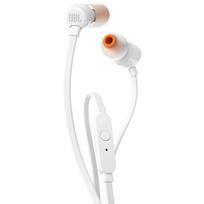 JBL T110 white 3.5mm wire earphones
