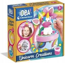 Rinkinys molinių figūrėlių gamybai Clementoni Unicorn Creations, įvairių spalvų