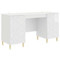 Stalas Itin blizgi balta Apdirbta mediena 142,5 x 50 x 75 cm