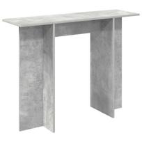 Konsolinis stalas Betono pilka 100 x 30 x 75 cm