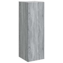 Prisegamas Vonios Spintelė Pilka Sonoma 33 x 34,5 x 60 cm